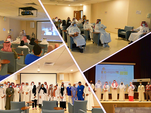 a number of related ‎departments’ management personnel during EMRAM/O-EMRAM Stage 6 Accredita​tion in KAMC-Jeddah