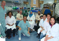 a group photo of a nursing staff 
