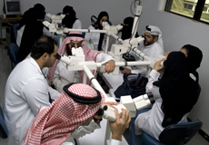 Students training at the Laboratory