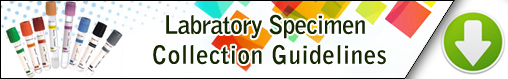 Laboratory Specimen Collection Guidelines banner