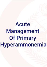  Acute Management Of Primary Hyperammonemia