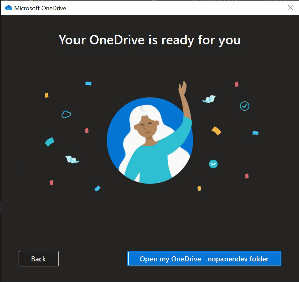 Your oneDrive is ready for you