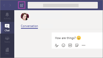 Chat tab