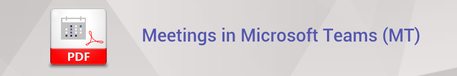 Meeting in  Microsoft Teams