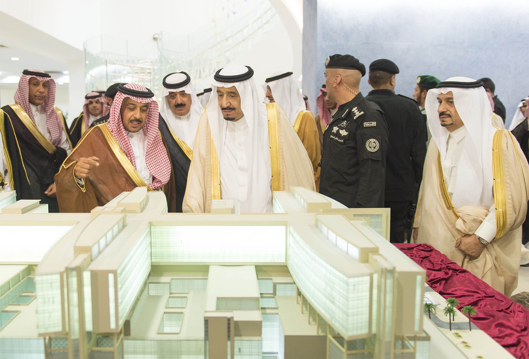 Custodian of the Two Holy Mosques King Salman bin Abdulaziz Al Saud in the Opening ceremony